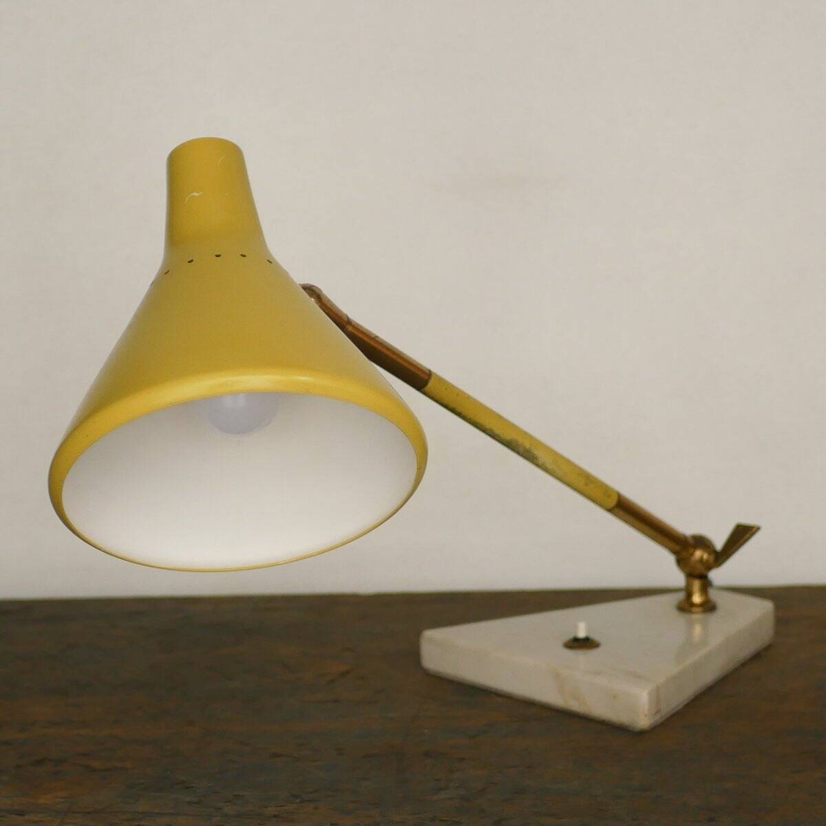Mid-Century table lamp by Stilux Milano, Italy, 1950s.