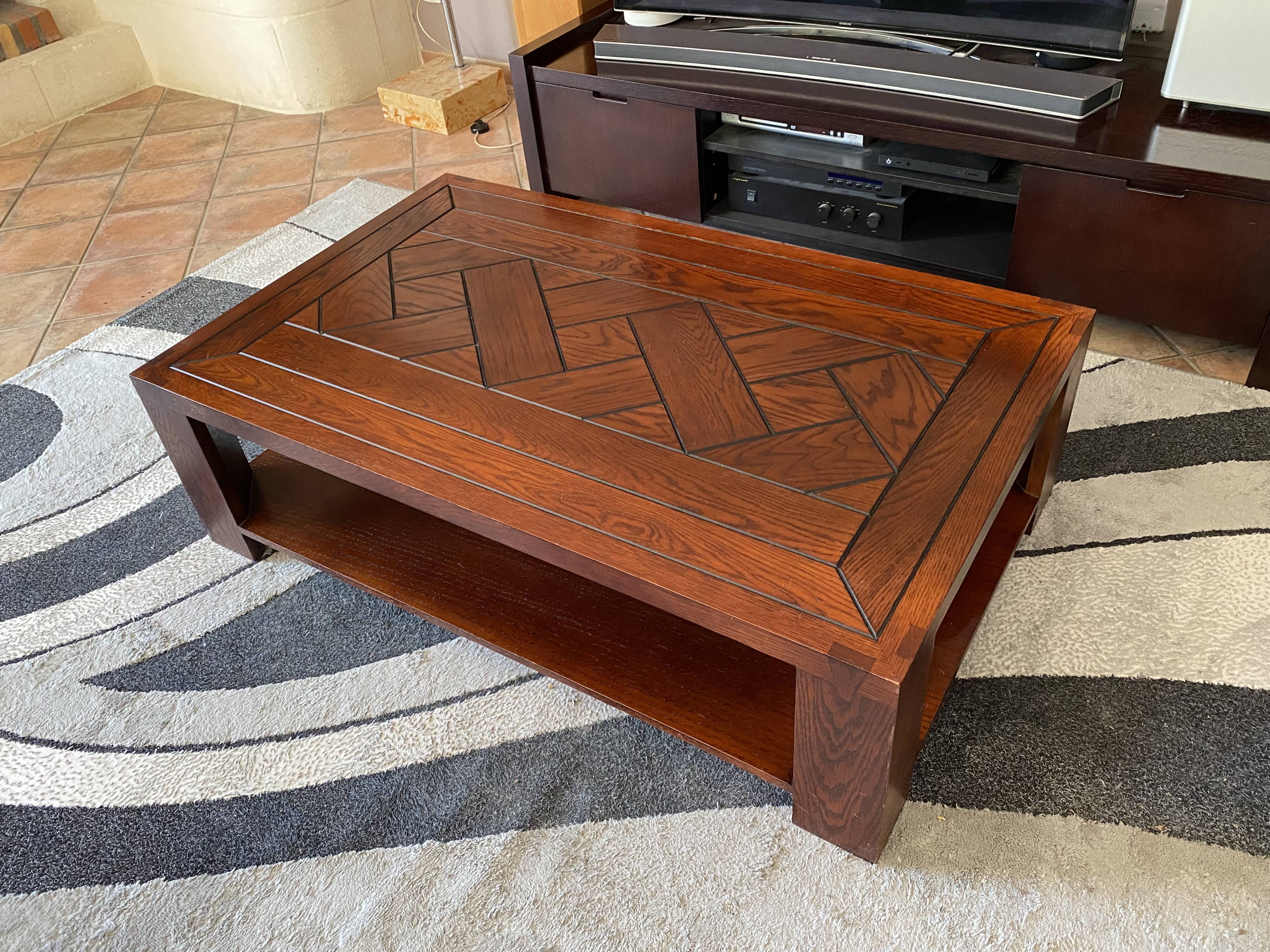 Coffee table roche Bobois. 1980