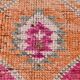 3x11 Vintage Pink & Brown Turkish Runner Rug, 87x339Cm