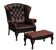Bergère armchair and its "Chesterfield" footrest