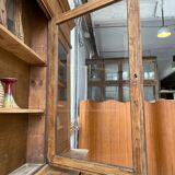 Oak showcase bookcase