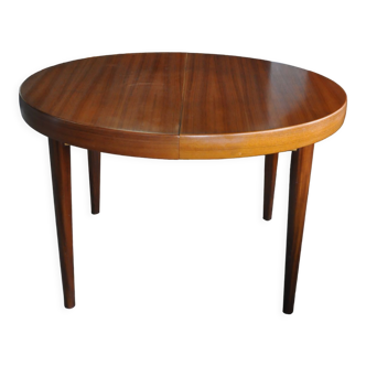 Scandinavian round extending table.
