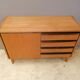 Cmmode vintage en bois, ex Tchécoslovaquie, style scandinave, 1960