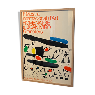 Old poster Lithograph Joan Miro