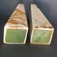 Serre-livres en onyx forme pyramide vintage
