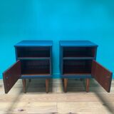Paire de tables de chevet vintage scandinave