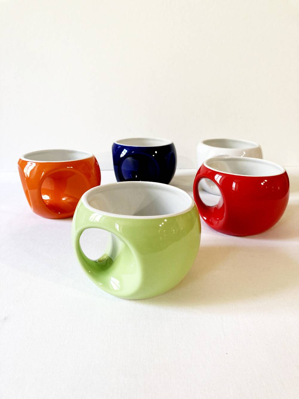 5 Pradel France Mugs