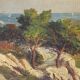 Old painting, landscape of the Calanques de Cassis, signed Alberti.