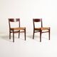 Pair of Scandinavian teak chairs, 1960s