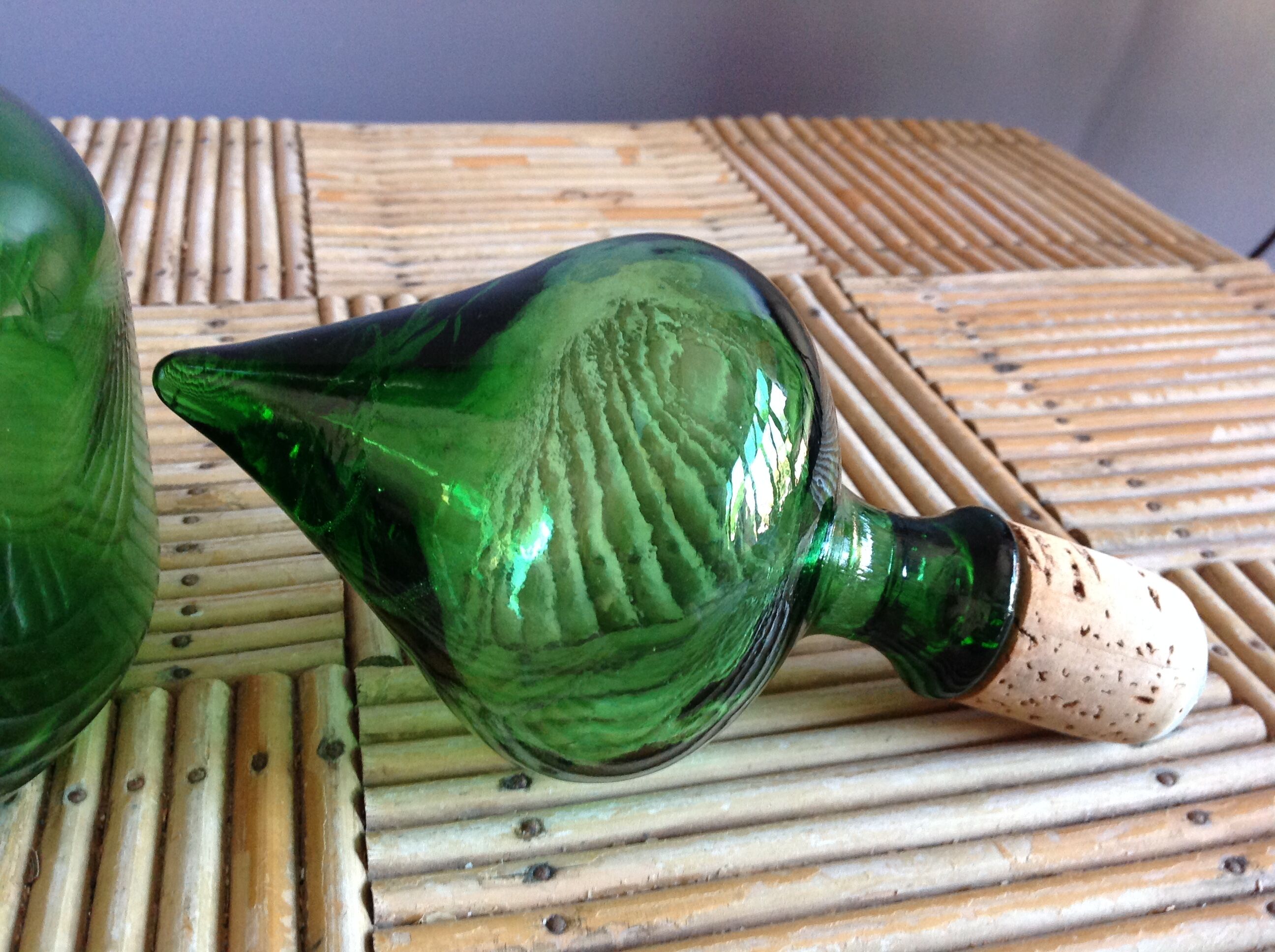 Vintage glass carafe