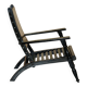 Vintage Anglo-Indian folding chair hand-painted.