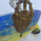 Art Deco glass paste chandelier