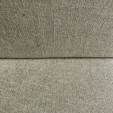 Day Bed sofa in skai, mottled green fabric and black metal 1950