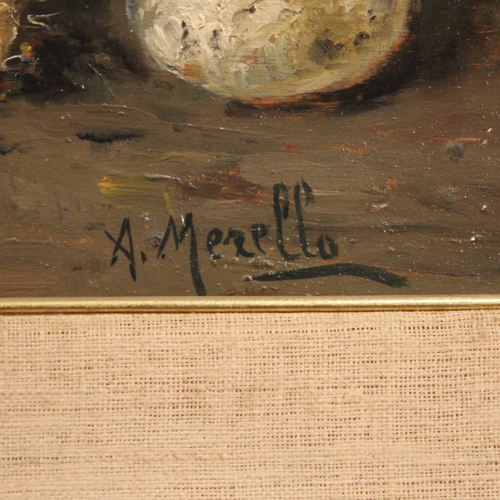 Superbe tableau signé nature morte du milieu du 20ème siècle