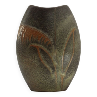 Ceramic vase with Scheurich decorations, 1980s