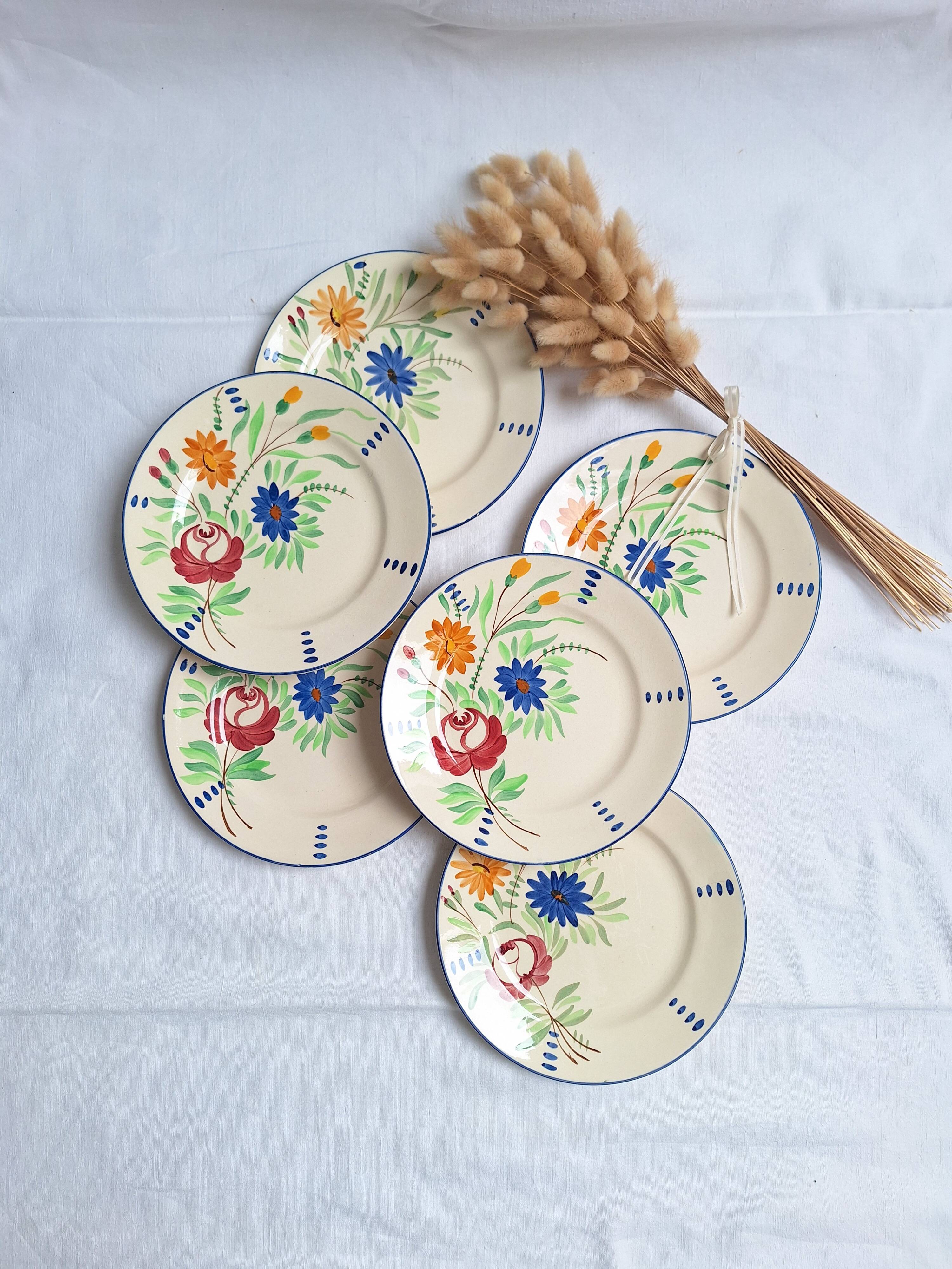 Assiettes plates Longchamp