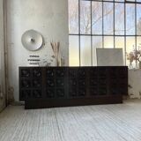 Brutalist sideboard attributed to De Coene 70s