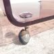 Vintage smoked plexiglass dessert trolley 70s by Michel Dumas