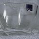 Vase planter in thick glass LEONARDO handmade original vintage shape