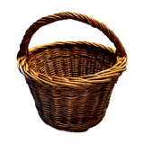 Olive basket old wicker