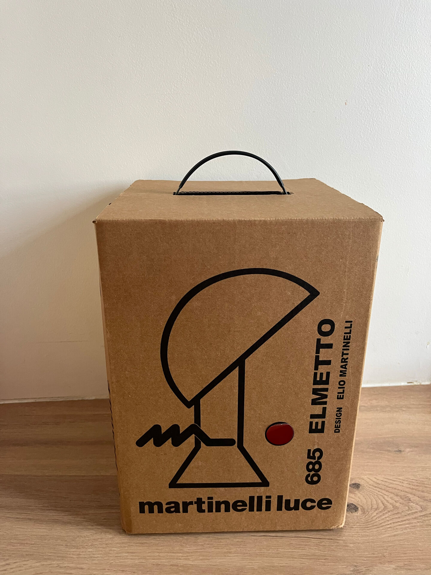 Martinelli Elmetto red lamp