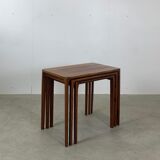 Pull out table in palisander for Wilhelm Renz, 1960s