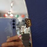 Dressing table large mirror free form vintage 1950