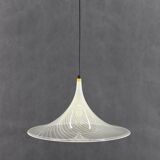 1970s  Guzzini "Trumpet" Pendant Lamp by Meblo, Italy