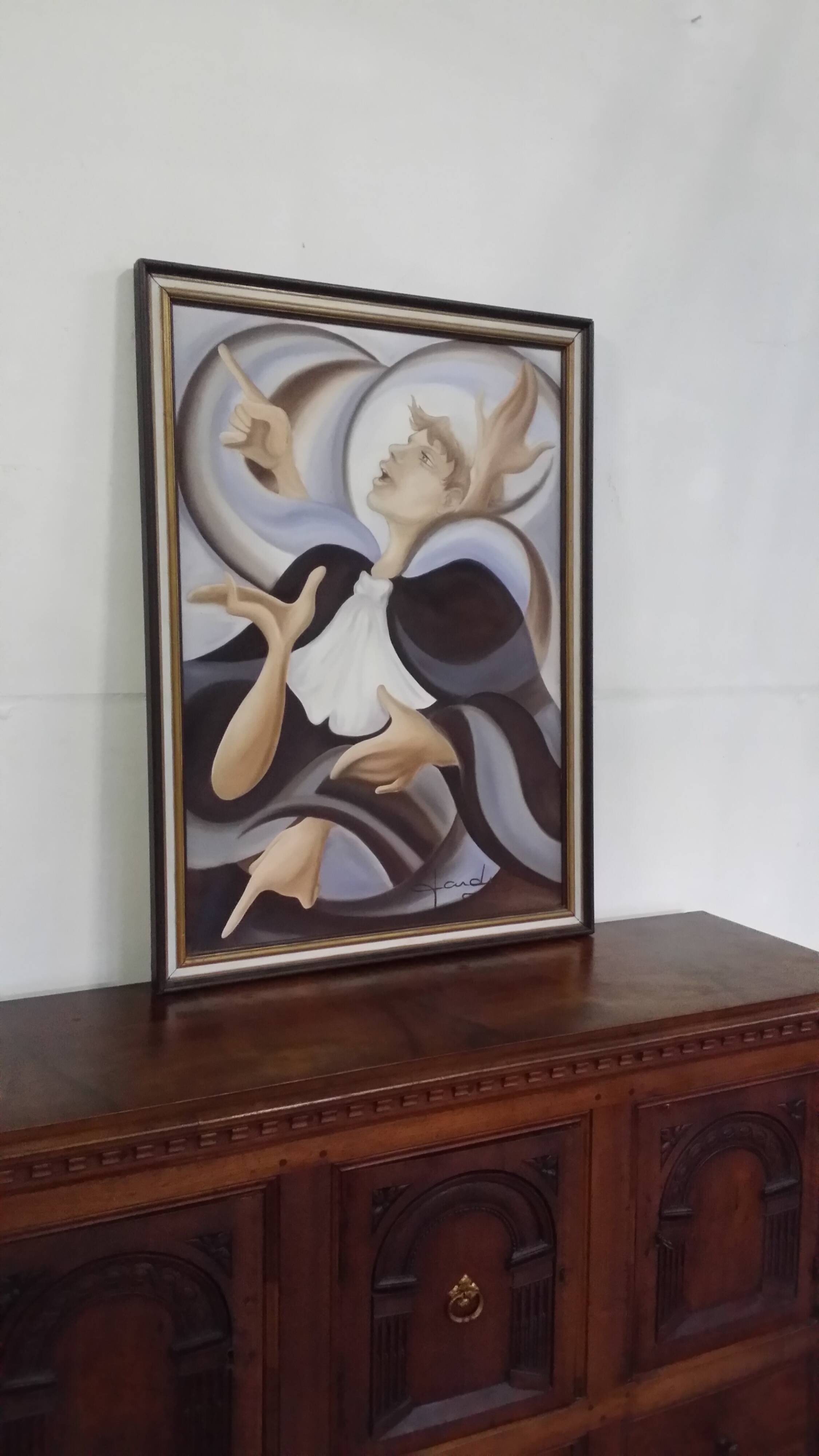 Oil on canvas caroline hardy