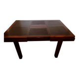 Handcrafted solid wood dining table + extension