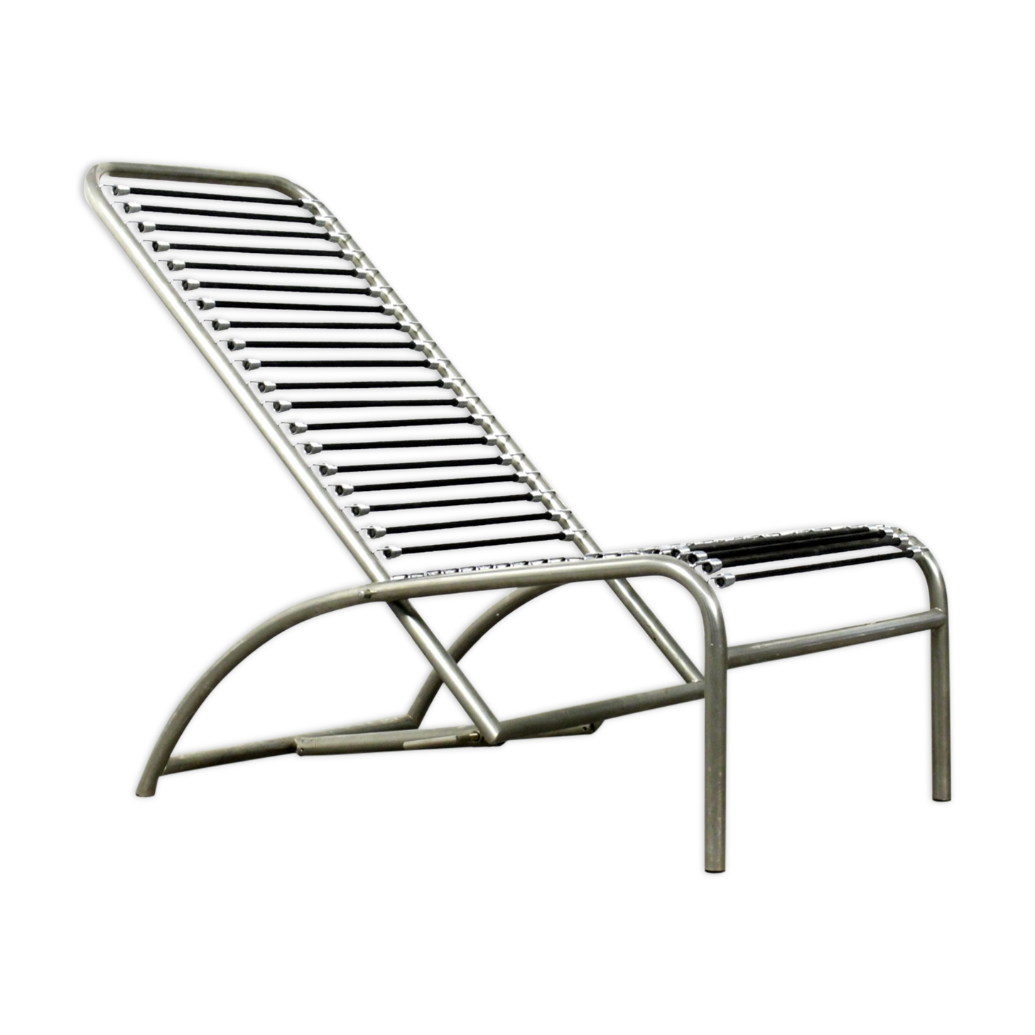 Chaise longue vintage originale de René Herbst, pour Tecta (bauhaus)