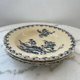 Deep plates Terre de Fer thistles Gien