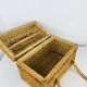 Vintage rattan basket, 1960s
