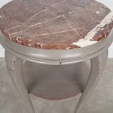 Round mahogany coffee table, Danish design, 1960s, production: Denmark