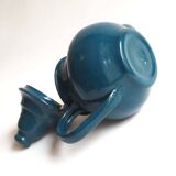 Enameled sheet metal teapot