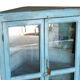Buffet  d'angle bleu turquoise vieux teck