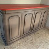 Sideboard 4 doors solid oak (painted)