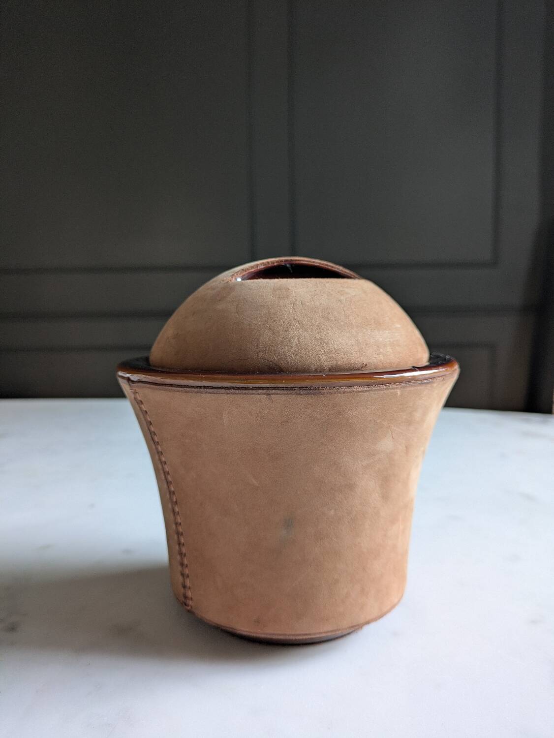 Vintage Longchamp tobacco pot