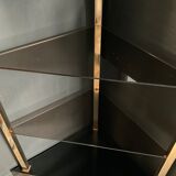 Light shelf in brass 70s