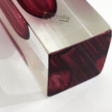 Large sommerso vase, Murano glass