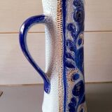 Betschdorf Alsace stoneware pitcher, 1960