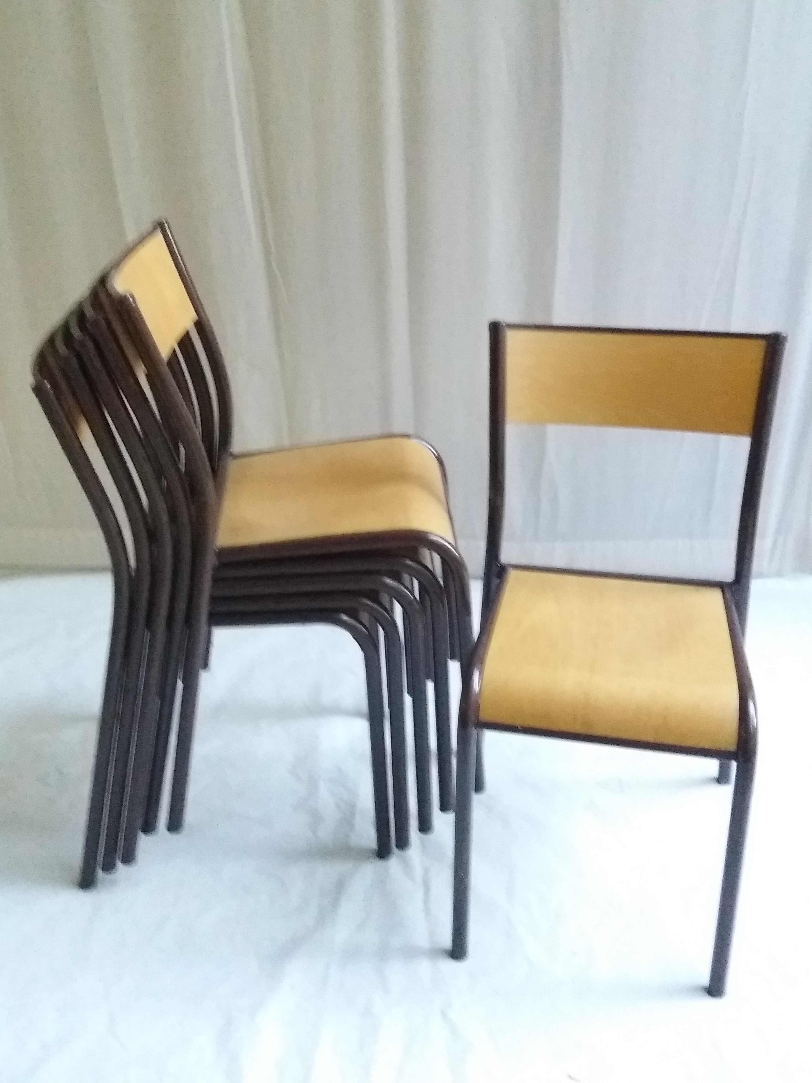 Set of 6 chairs Mullca