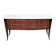 Black Walnut Dresser Produced by Dassi with Carrara Marble Top, Italy