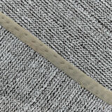 3x10 White Black Turkish Runner Rug 92x310Cm