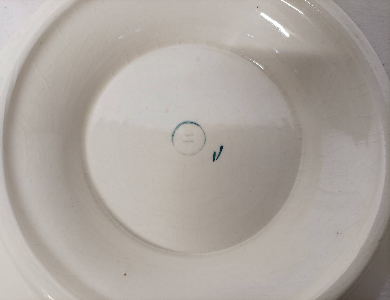 Service assiettes creuses et compotier" Terre de Fer"