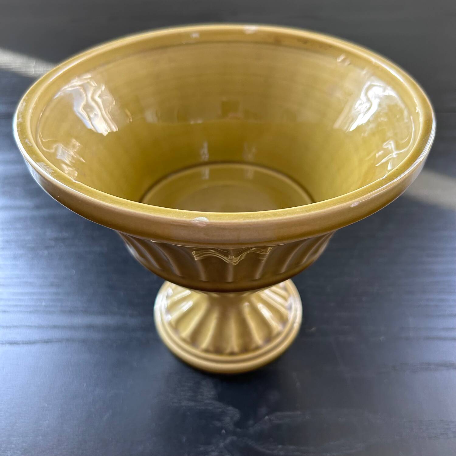 Cache pot style Médicis olive