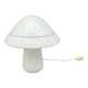 Mushroom lamp by RES MURANO in opaline, Italy 1960