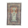 Vintage Kayseri carpet in Turkish silk 140x90cm