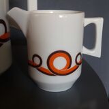 Sugar coffee maker and milk pot Massé Surget