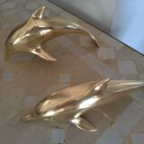 Brass dolphins